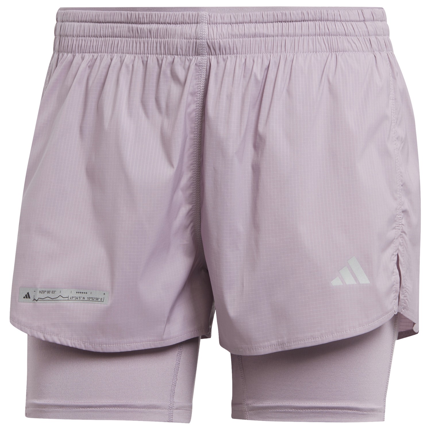 Шорты для бега Adidas Women's Ultimate 2In1 Shorts, цвет Preloved Fig
