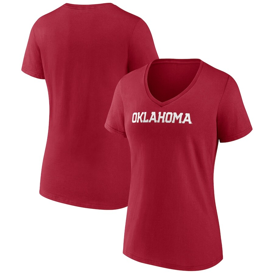 

Футболка с коротким рукавом Fanatics Branded Oklahoma Sooners, малиновый