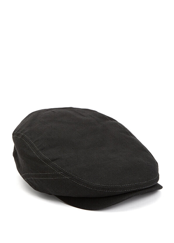 

Черная мужская льняная шляпа Stetson
