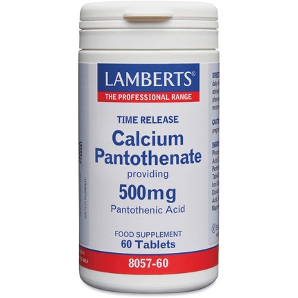 Ламбертс пантотенат кальция 500 мг 60 таблеток Lamberts ламбертс астаксантин 8 мг 30 растительных капсул lamberts