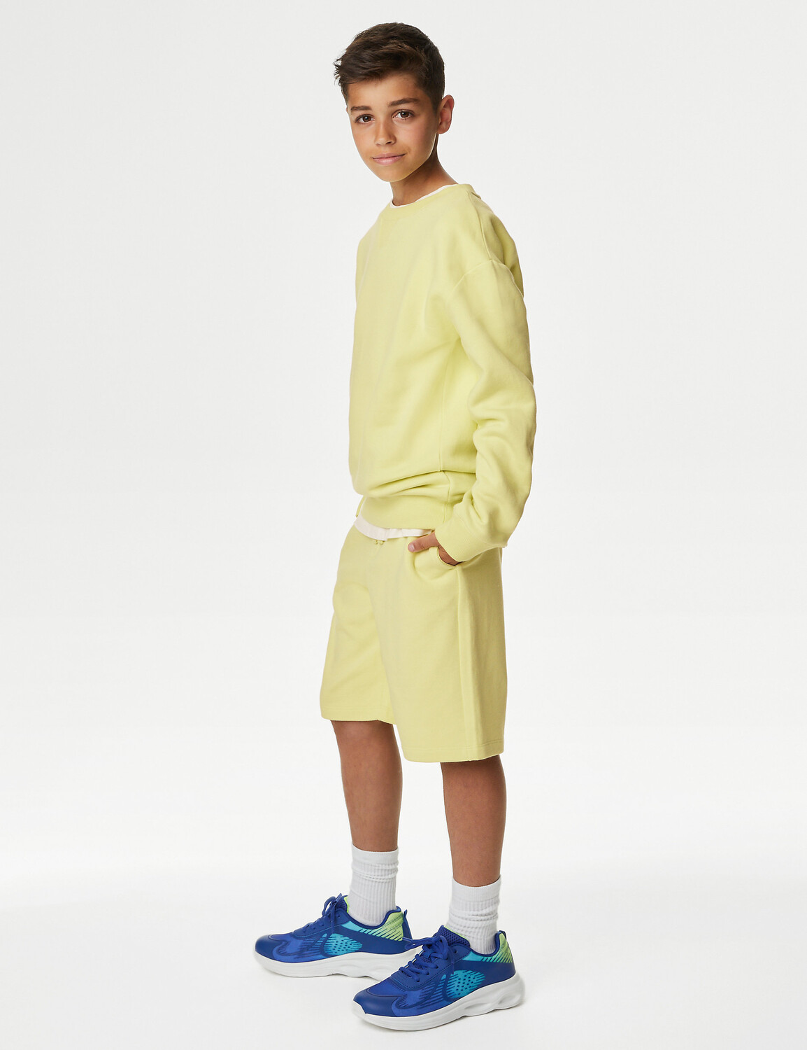 

Шорты из хлопка (6–16 лет) Marks & Spencer, желтый