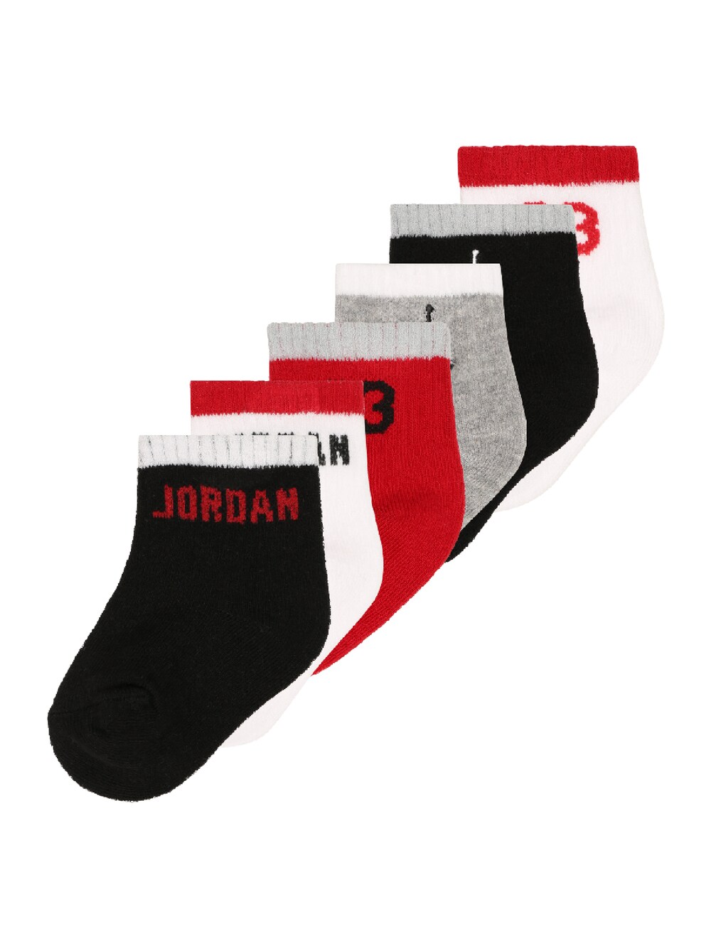 Носки Jordan, серый/красный/черный/белый батакова и белый красный черный серый