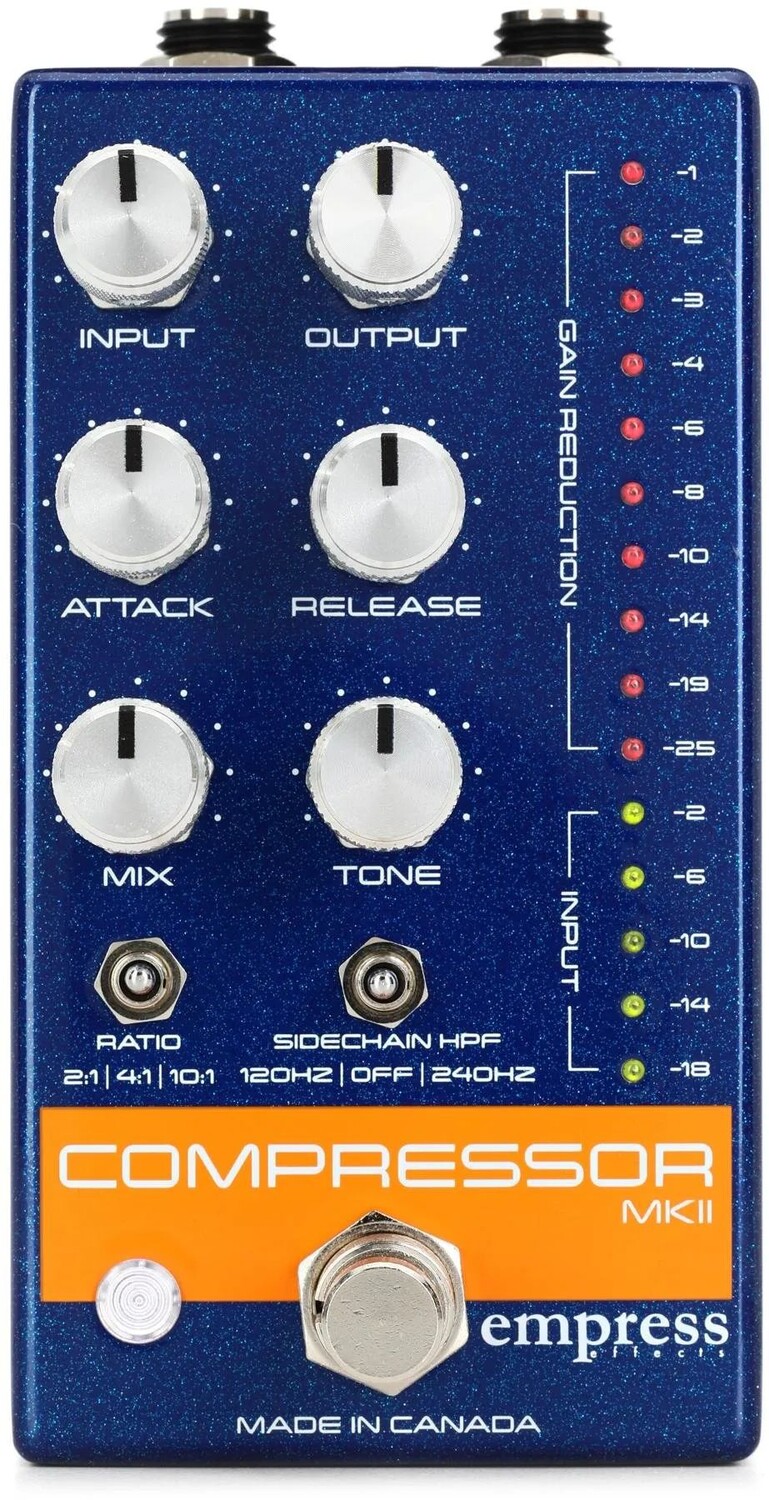 

Педаль гитарного компрессора Empress Effects MKII - синяя
