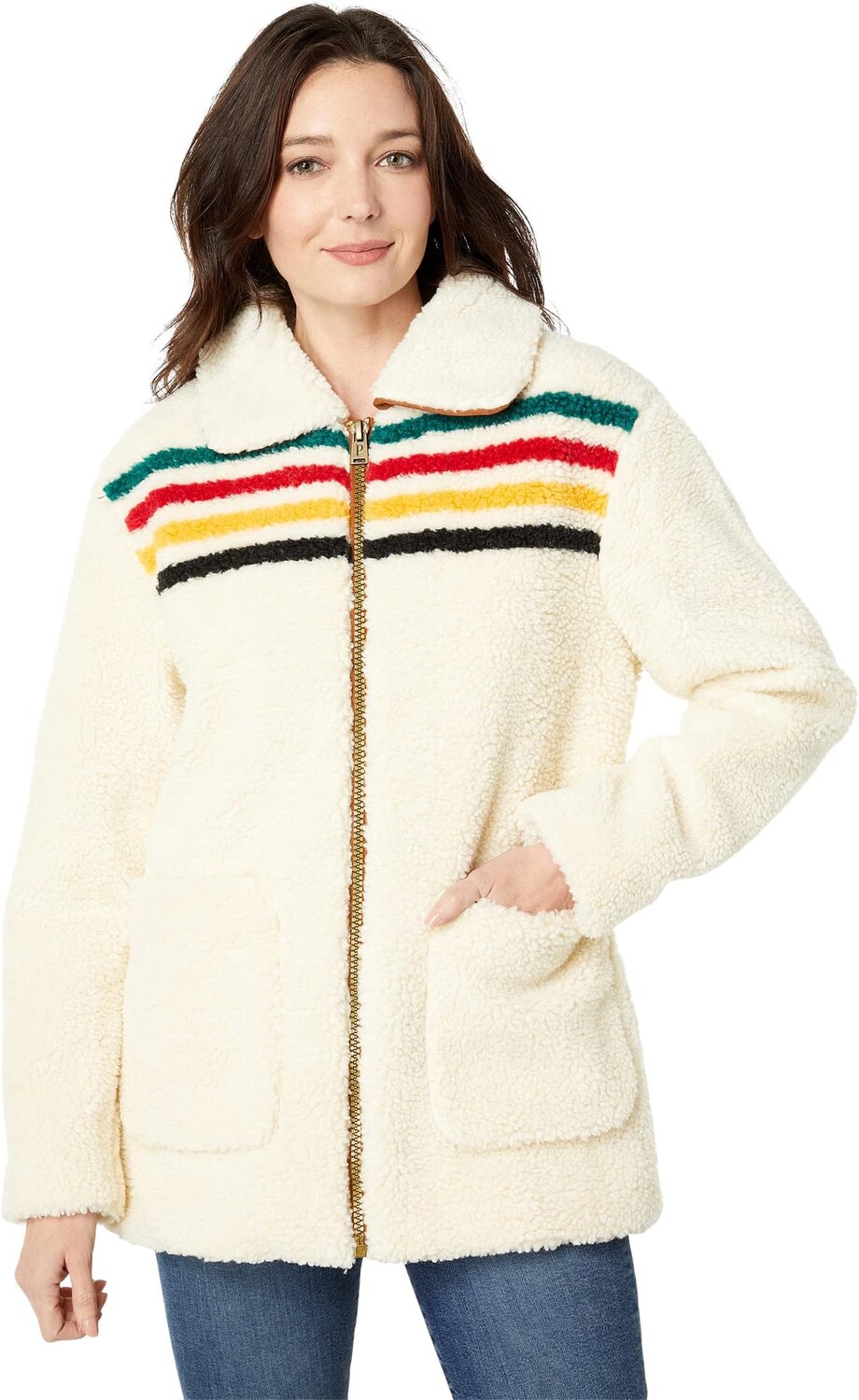 

Куртка Glacier Sunset - Sherpa Fleece Pendleton, цвет Glacier Ivory