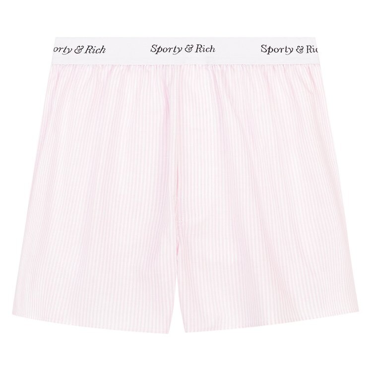 

Шорты Sporty & Rich Boxer 'Rose/White', розовый
