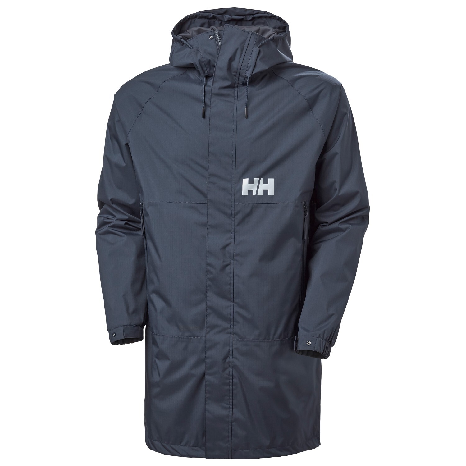 Дождевик Helly Hansen Active Long Coat, темно синий пуховик helly hansen темно синий