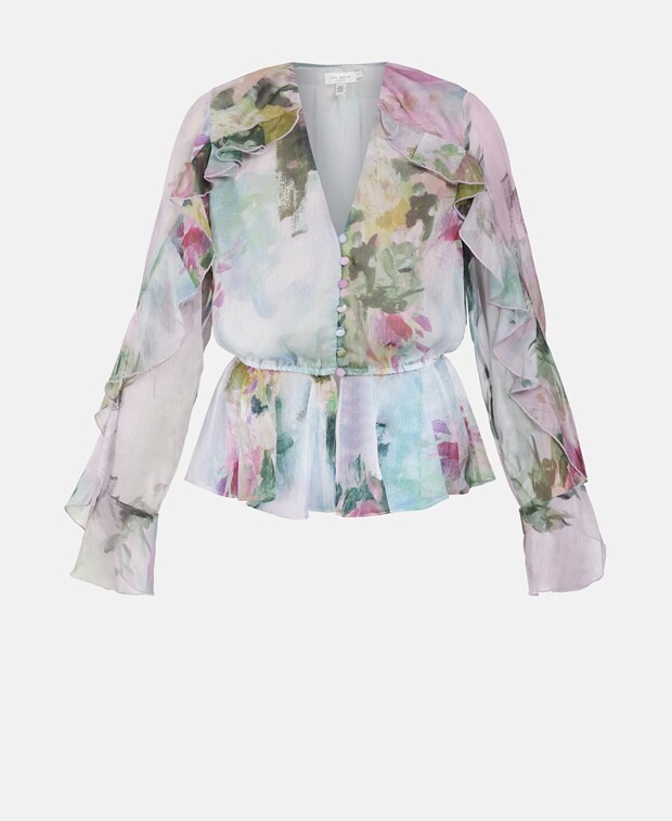 

Элегантная блузка Ted Baker, серый