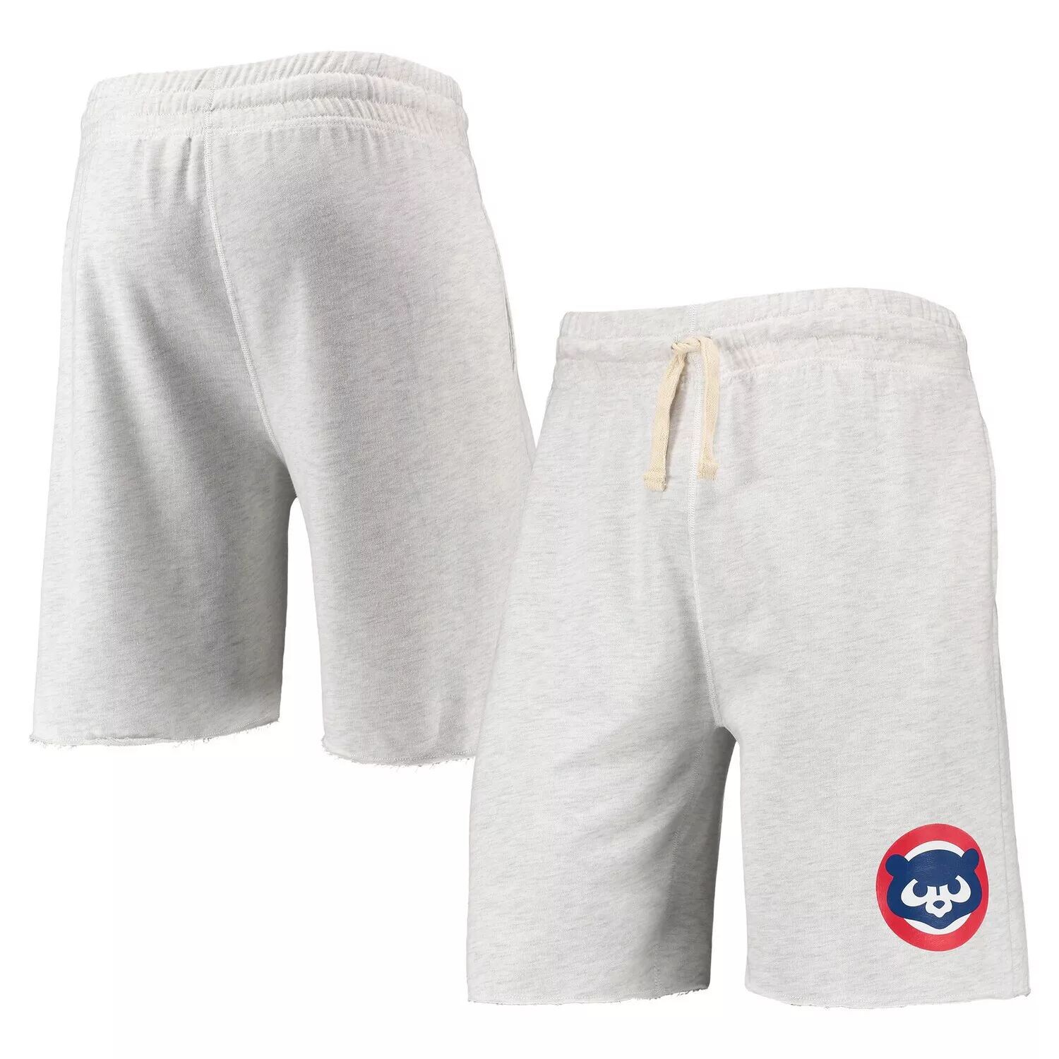 

Мужские шорты Concepts Sport Oatmeal Chicago Cubs Mainstream с логотипом Terry Tri-Blend