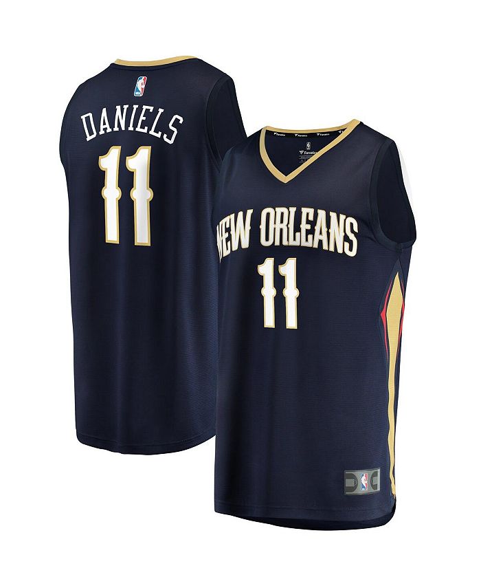 Реплика джерси Дайсона Дэниэлса Big Boys Navy New Orleans Pelicans на драфте НБА 2022 года в первом раунде Fast Break - Icon Edition Fanatics, синий