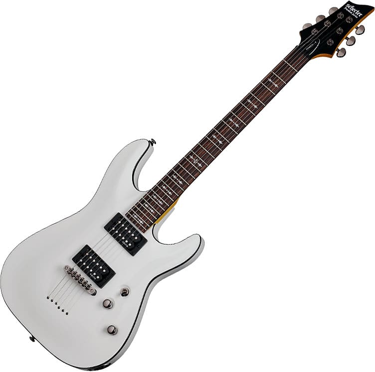 цена Электрогитара Schecter Omen-6 Electric Guitar In Vintage White Finish