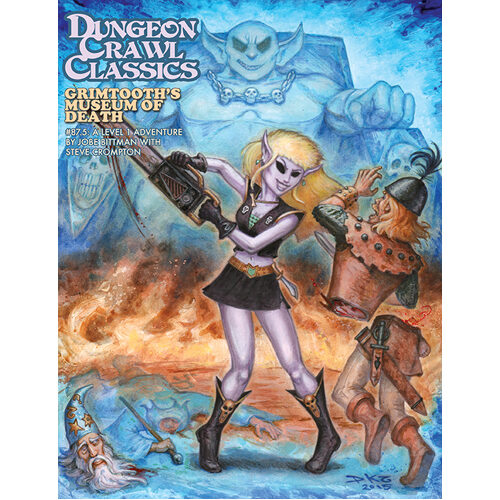 книга mutant crawl classics rpg 0 level scratch off character sheets Книга Dungeon Crawl Classics Rpg: 87.5 – Grimtooth’S Museum Of Death