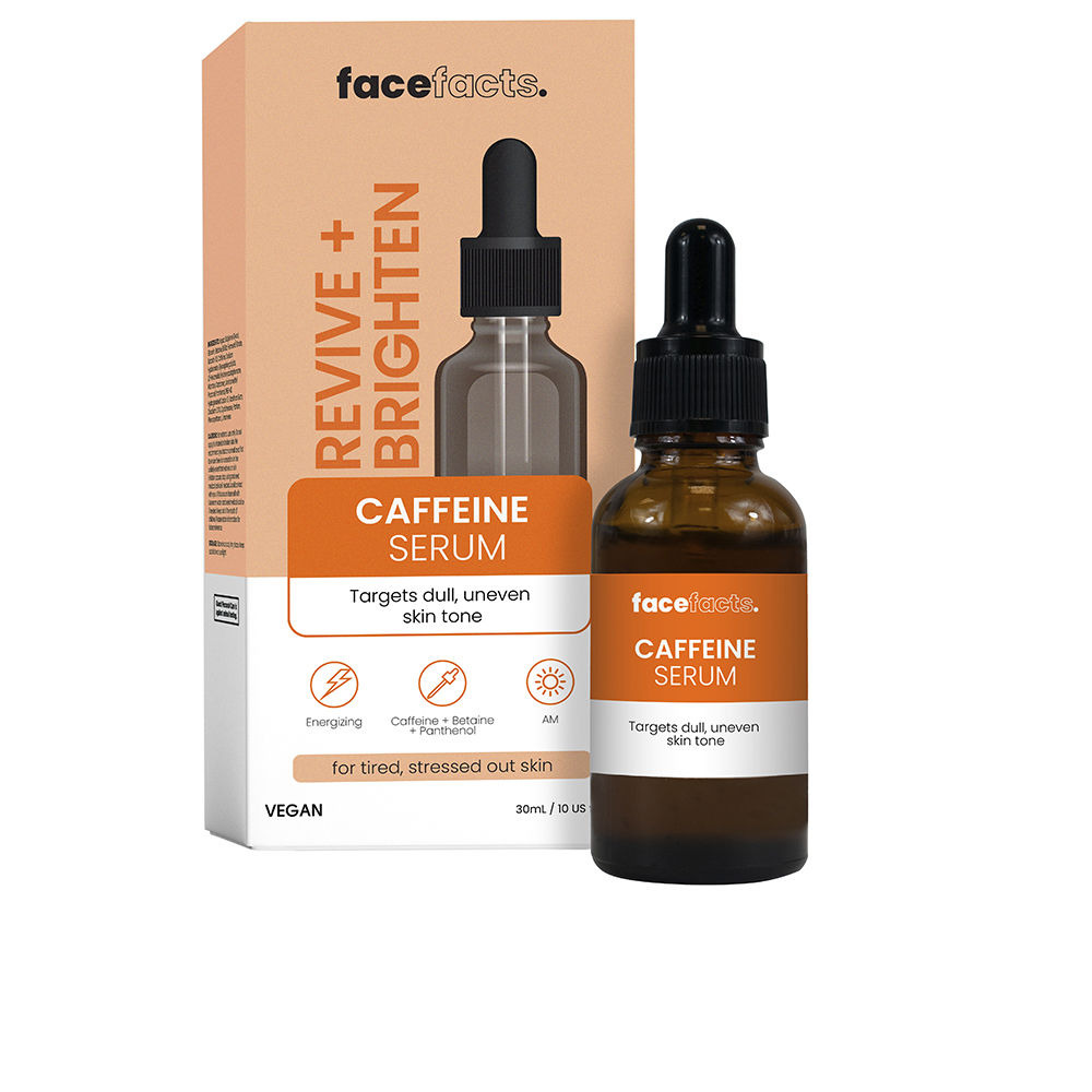 масло для ухода за лицом Revive+ brighten caffeine serum Face facts, 30 мл