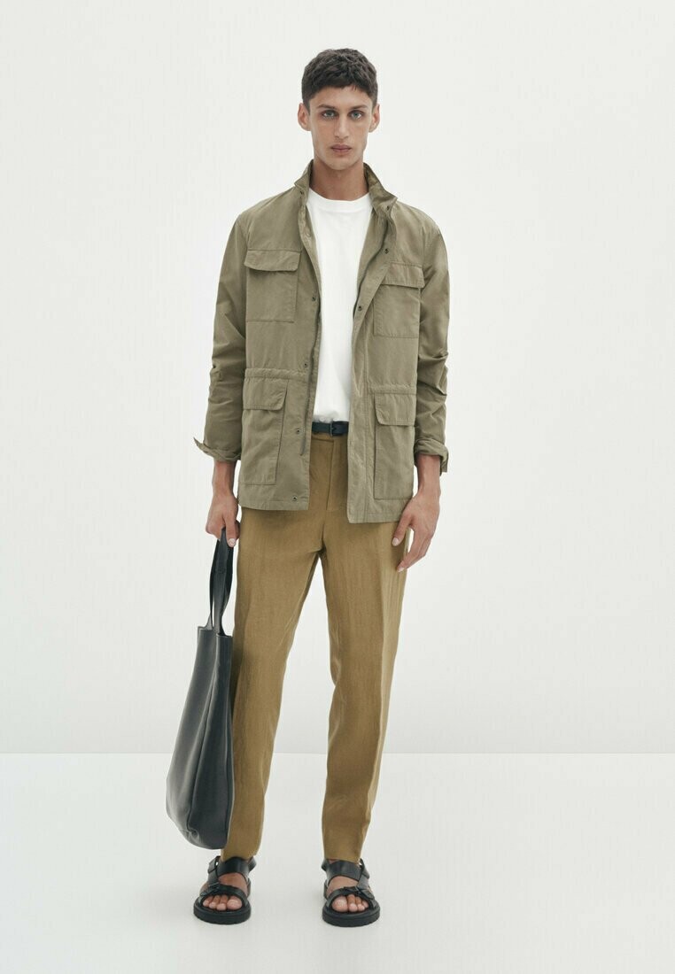 

Демисезонная куртка Massimo Dutti, коричневый