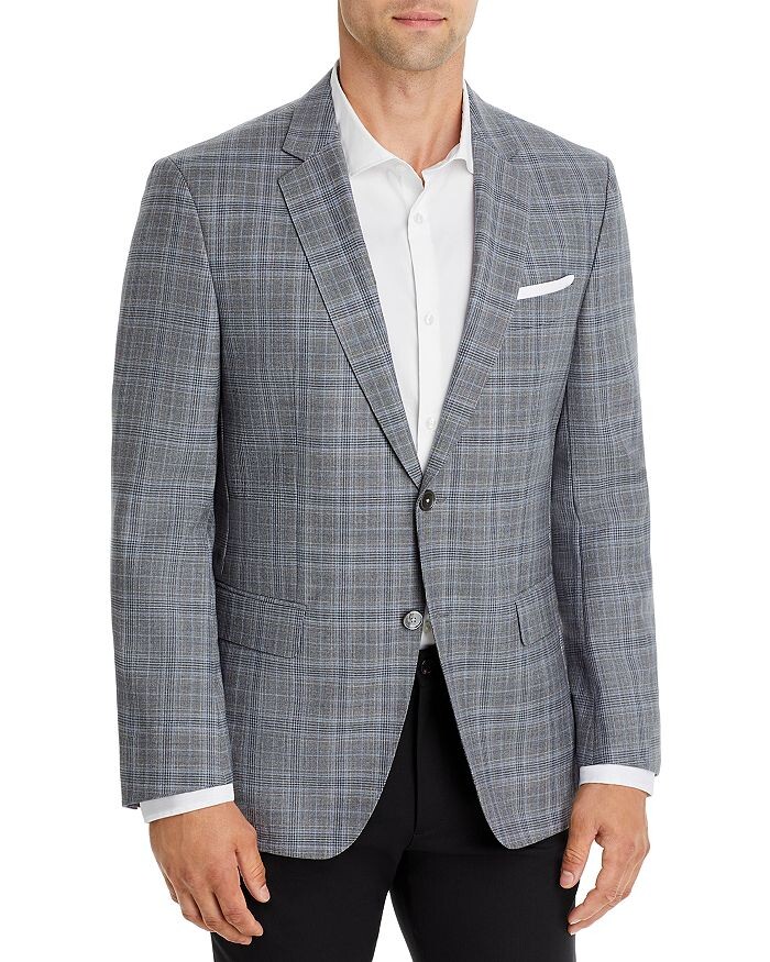 

Спортивное пальто Hutson Tonal Plaid Slim Fit BOSS