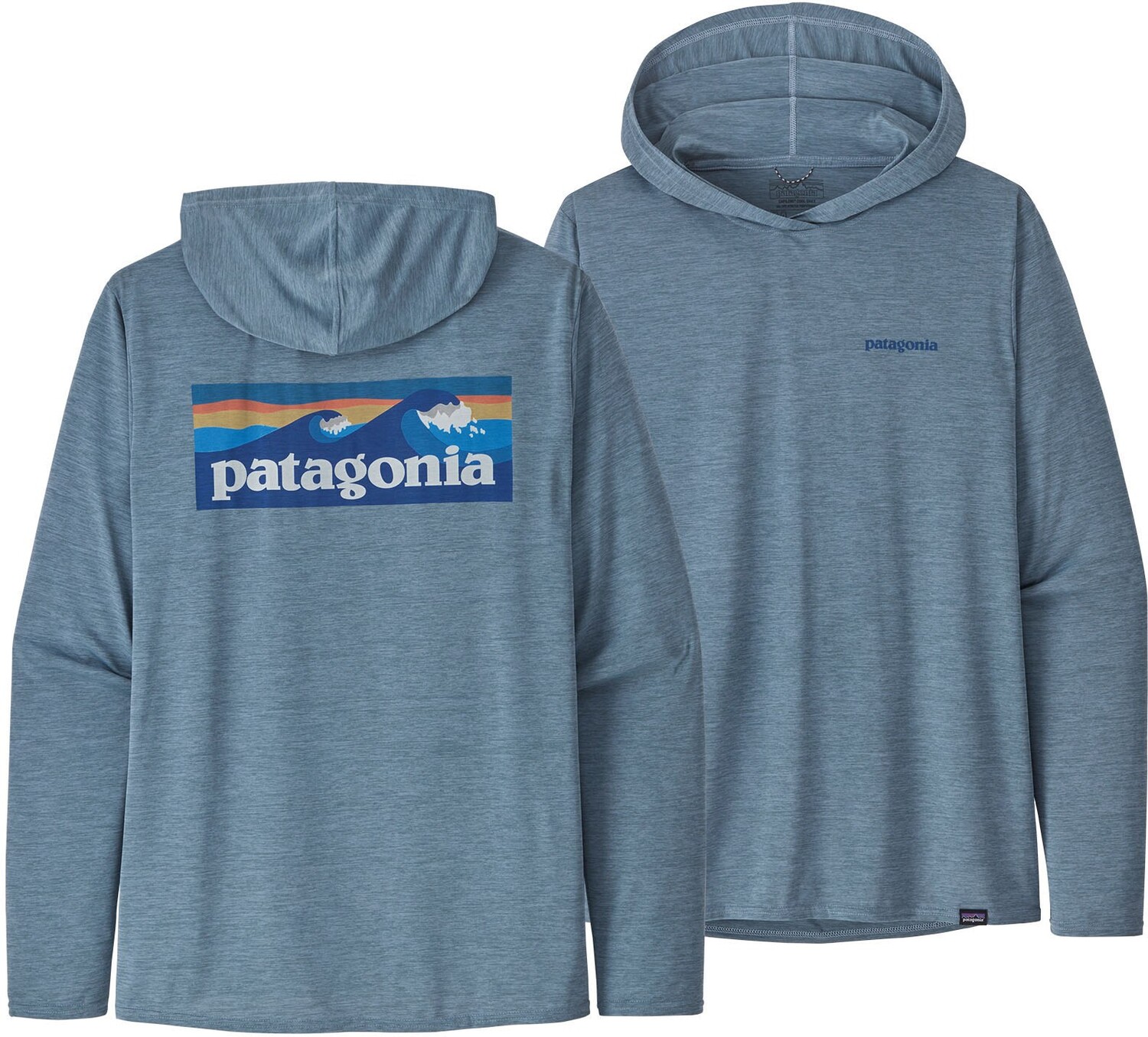 

Толстовка с рисунком Capilene Cool Daily, мужская Patagonia, серый