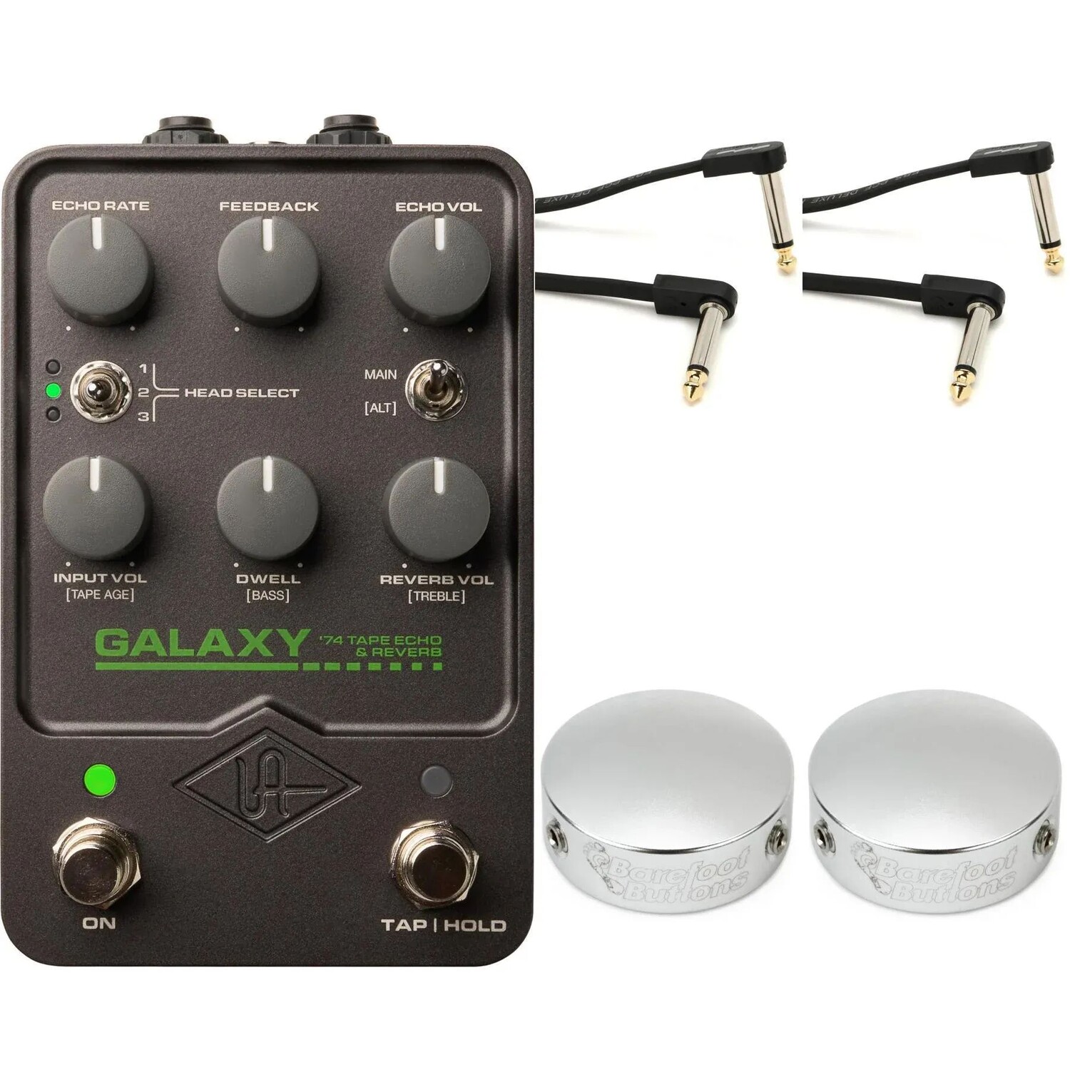 

Колпачок педали Universal Audio Galaxy '74 Tape Echo и Reverb и комплект кабелей