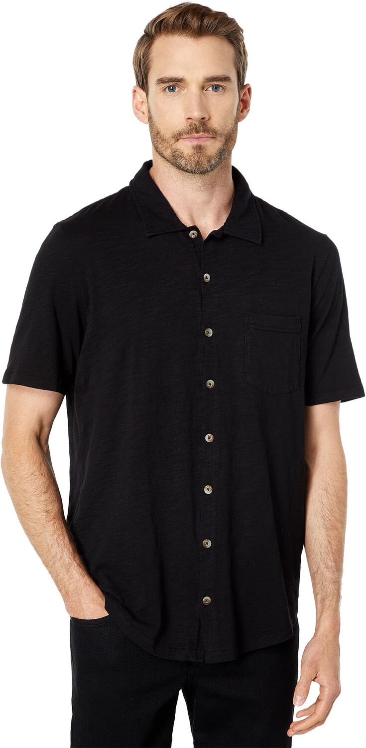 

Рубашка Mod-o-doc Montara Short Sleeve Boyfriend Slub Jersey, черный