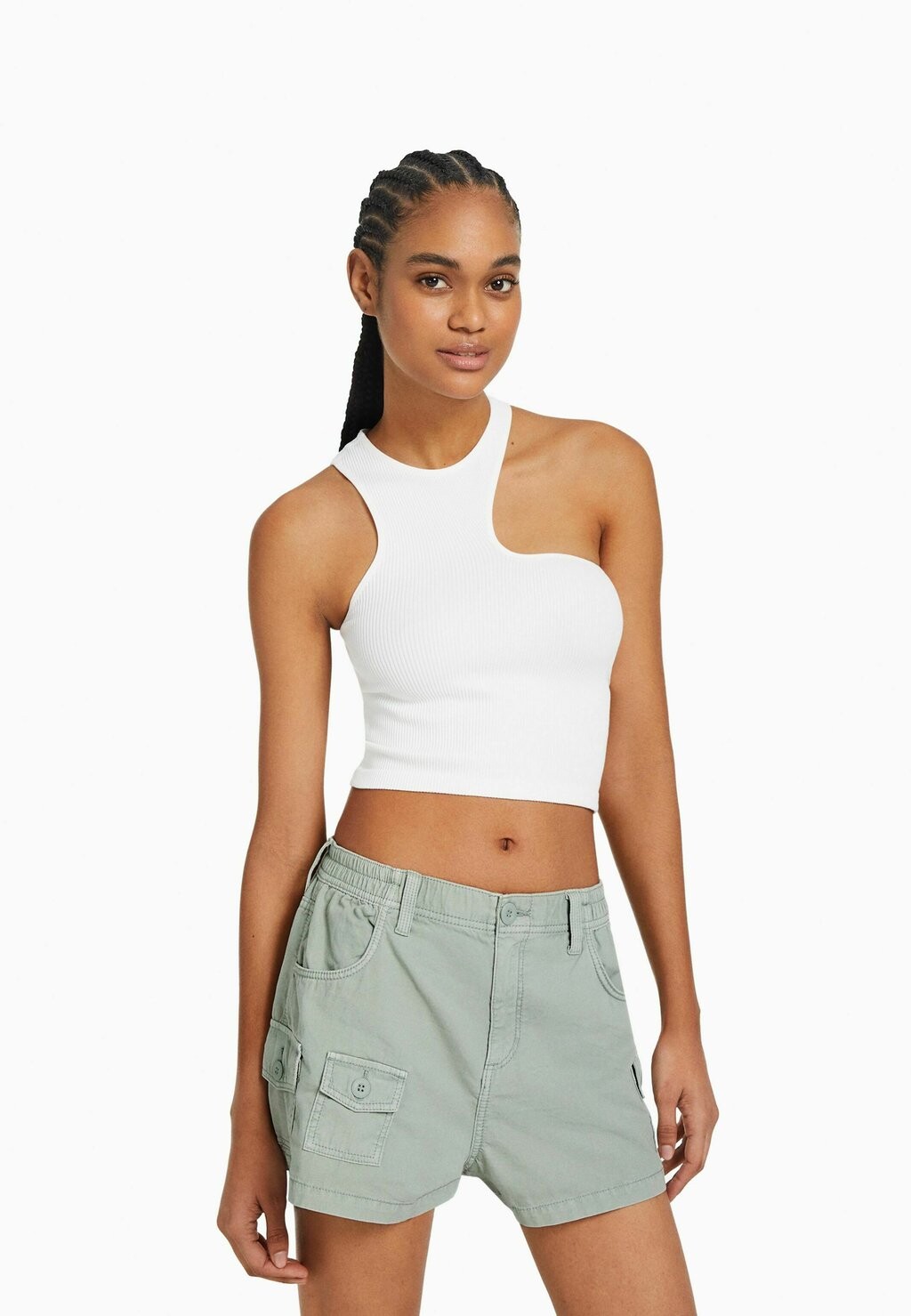 

Шорты Bershka, зеленый