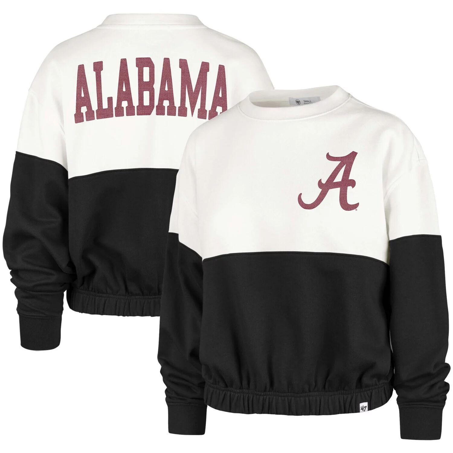

Женский пуловер '47 Alabama Crimson Tide Take Two Bonita, свитшот белого цвета, Белый