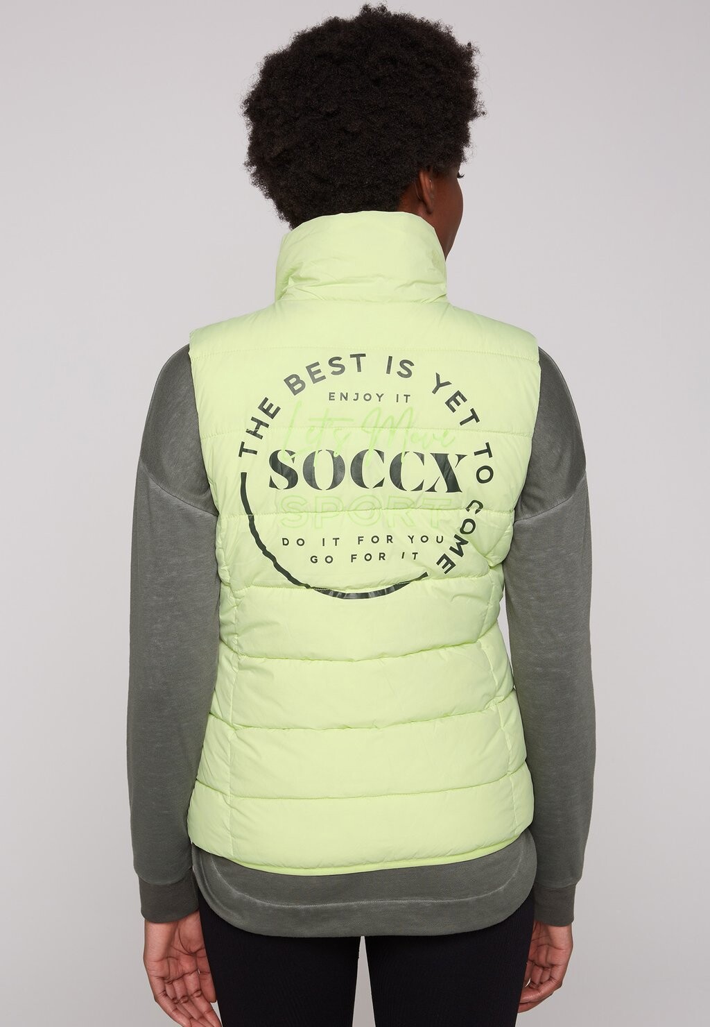 

Жилет MIT RÜCKEN-PRINT Soccx, цвет light wasabi