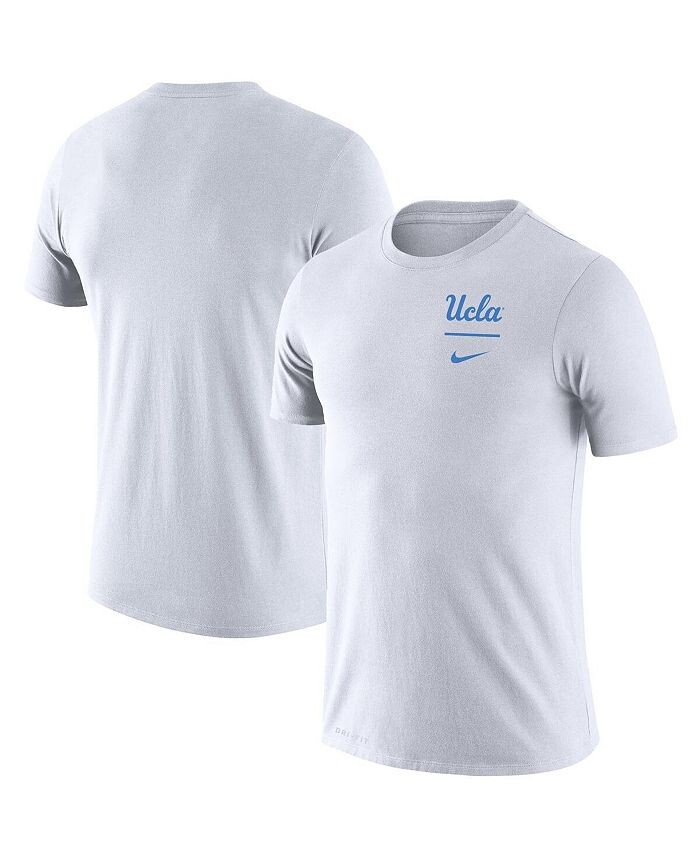 

Мужская белая футболка UCLA Bruins Logo Stack Legend Performance Nike, белый