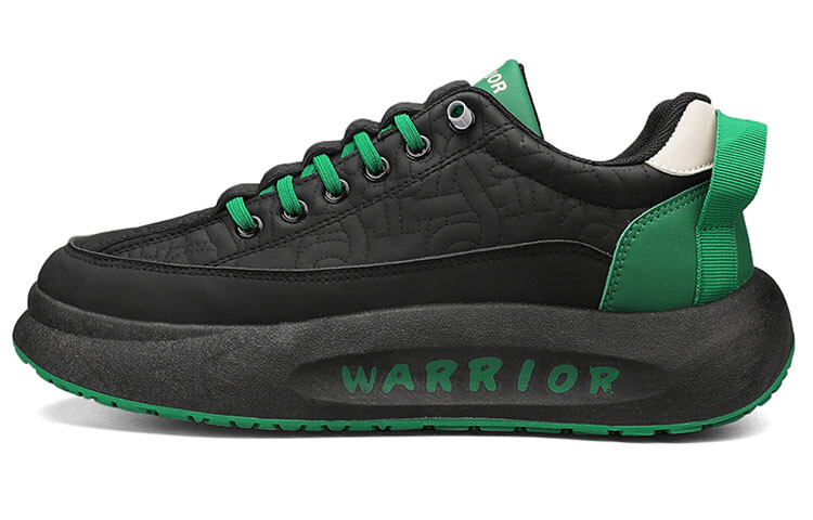 

Кроссовки WARRIOR Lifestyle Shoes Men Low-top Black/Green, черный/зеленый