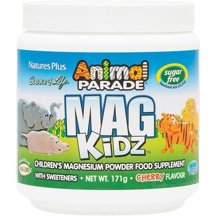 Naturesplus Animal Parade Mag Kidz порошок магниевая добавка для детей со вкусом вишни 171 г, Nature'S Plus