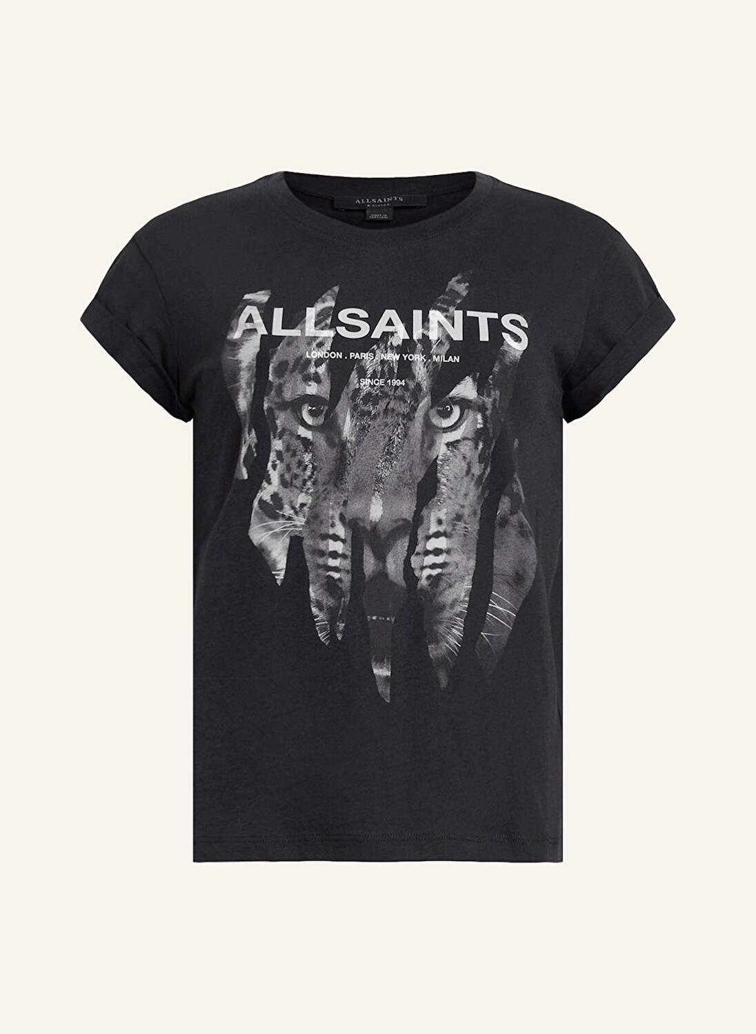 

Футболка Allsaints, черный