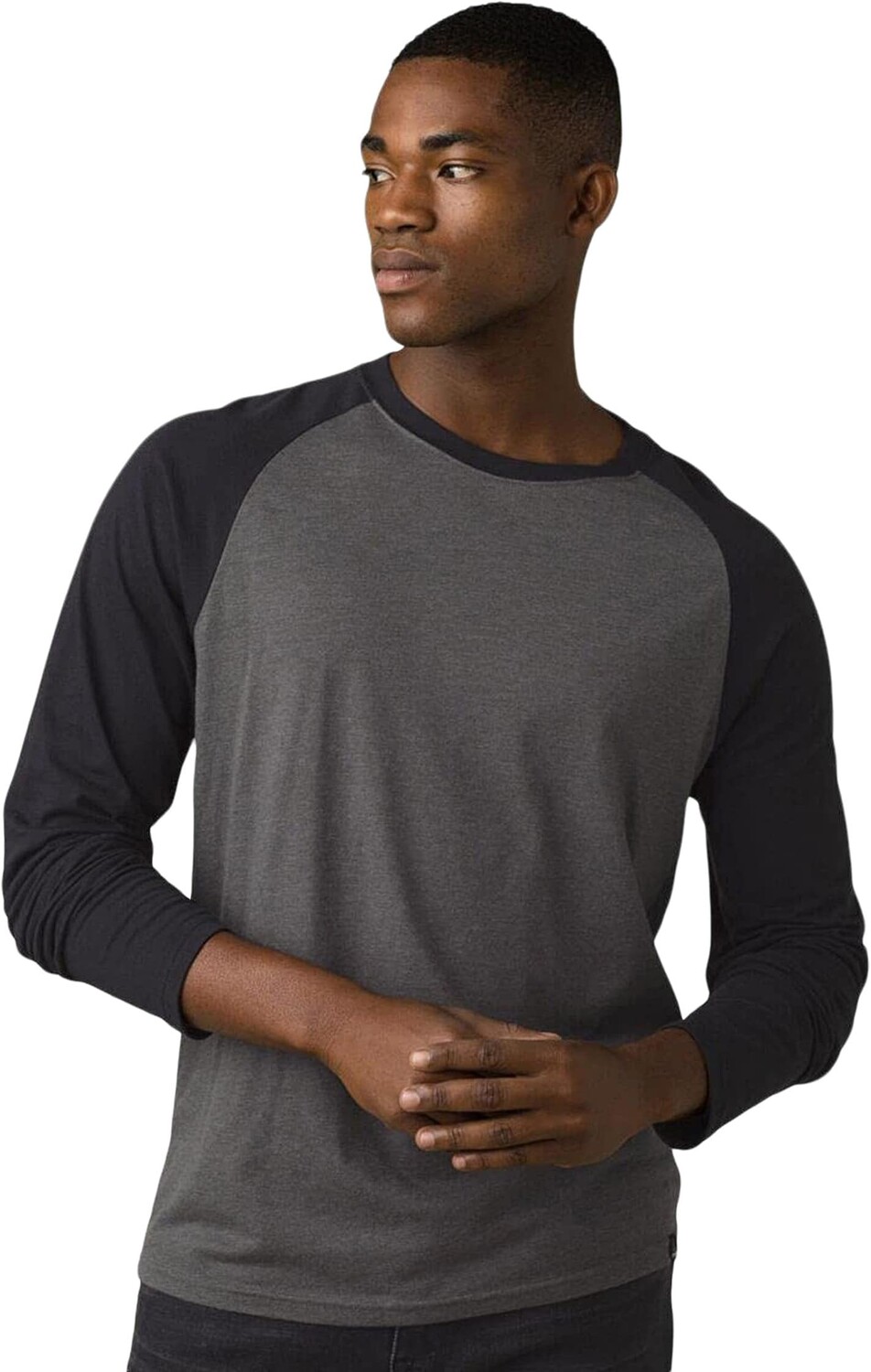 

Бейсбольный реглан Prana, цвет Charcoal Heather