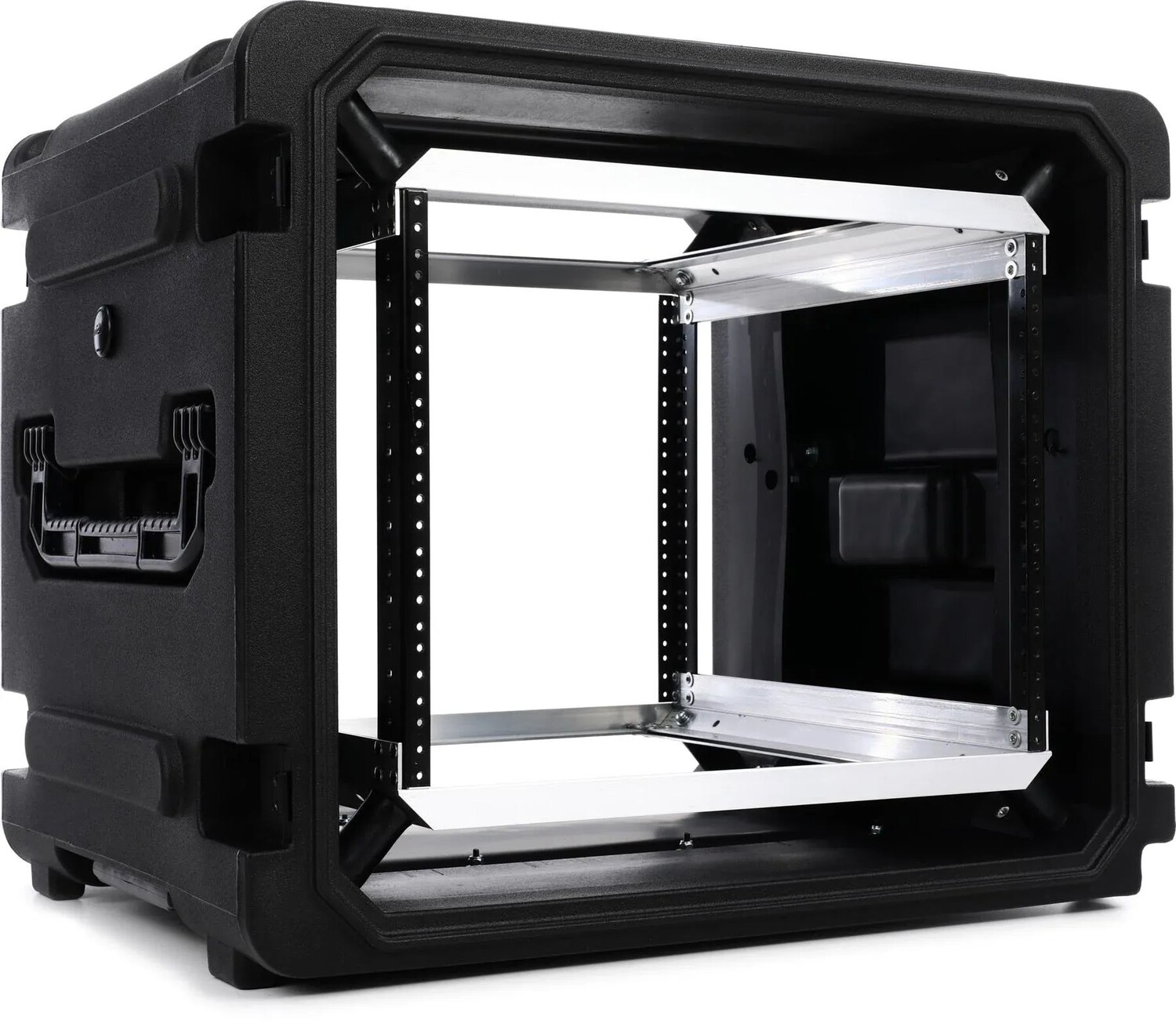 

SKB 3SKB-R08U20W Роторно-формованный корпус для стойки с противоударным креплением на колесиках высотой 8U