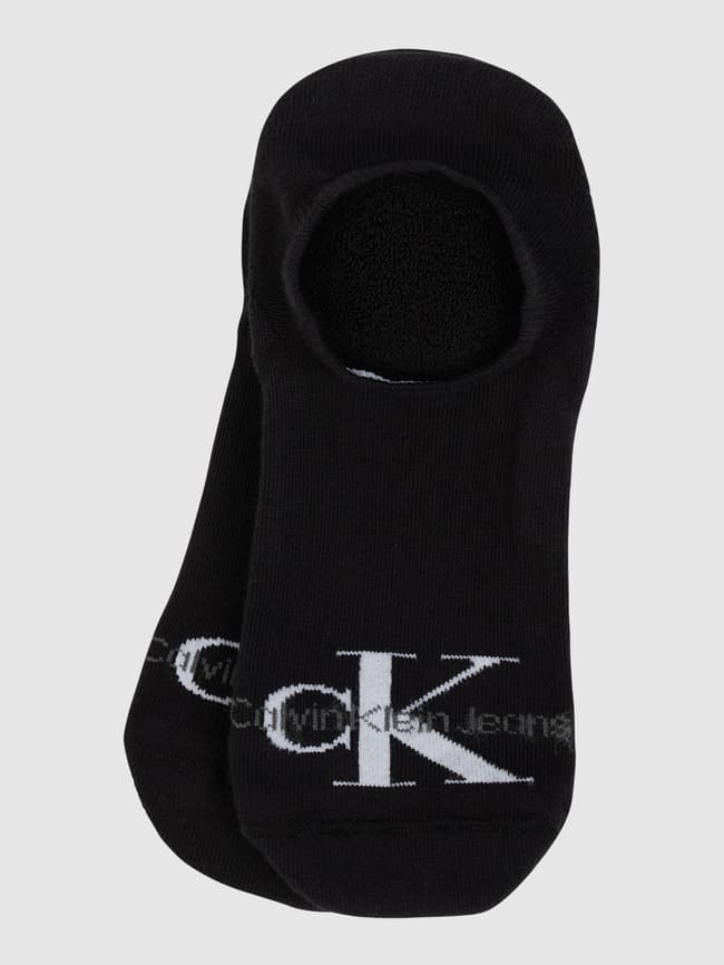 Высокие носки с логотипом Calvin Klein, черный