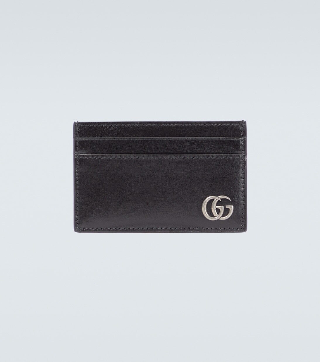 

Кожаный картхолдер gg marmont Gucci, черный