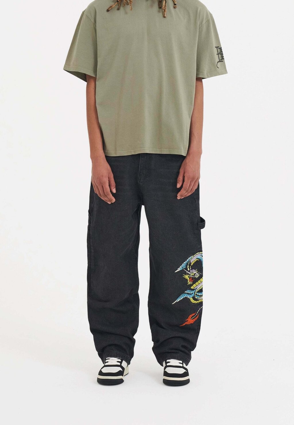 

Джинсы свободного кроя CARPENTER Ed Hardy, черный