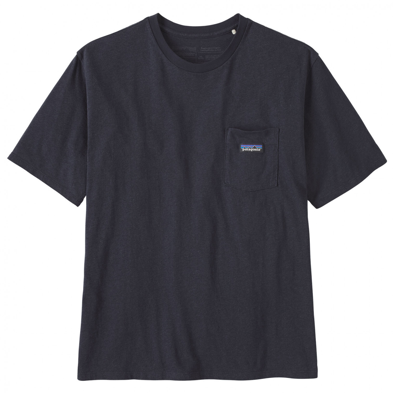 

Футболка Patagonia Regenerative Cotton Lightweight Pocket Tee, цвет Ink Black