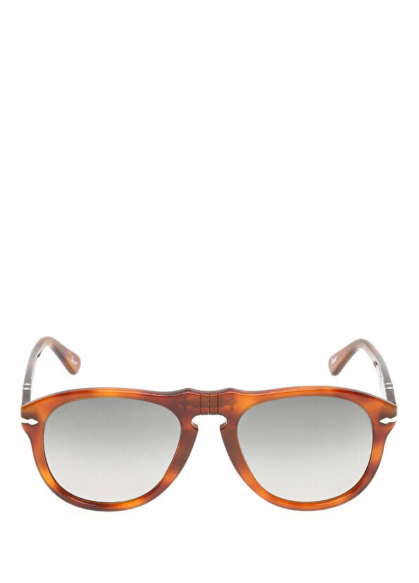

Коричневые мужские солнцезащитные очки круглой формы Persol
