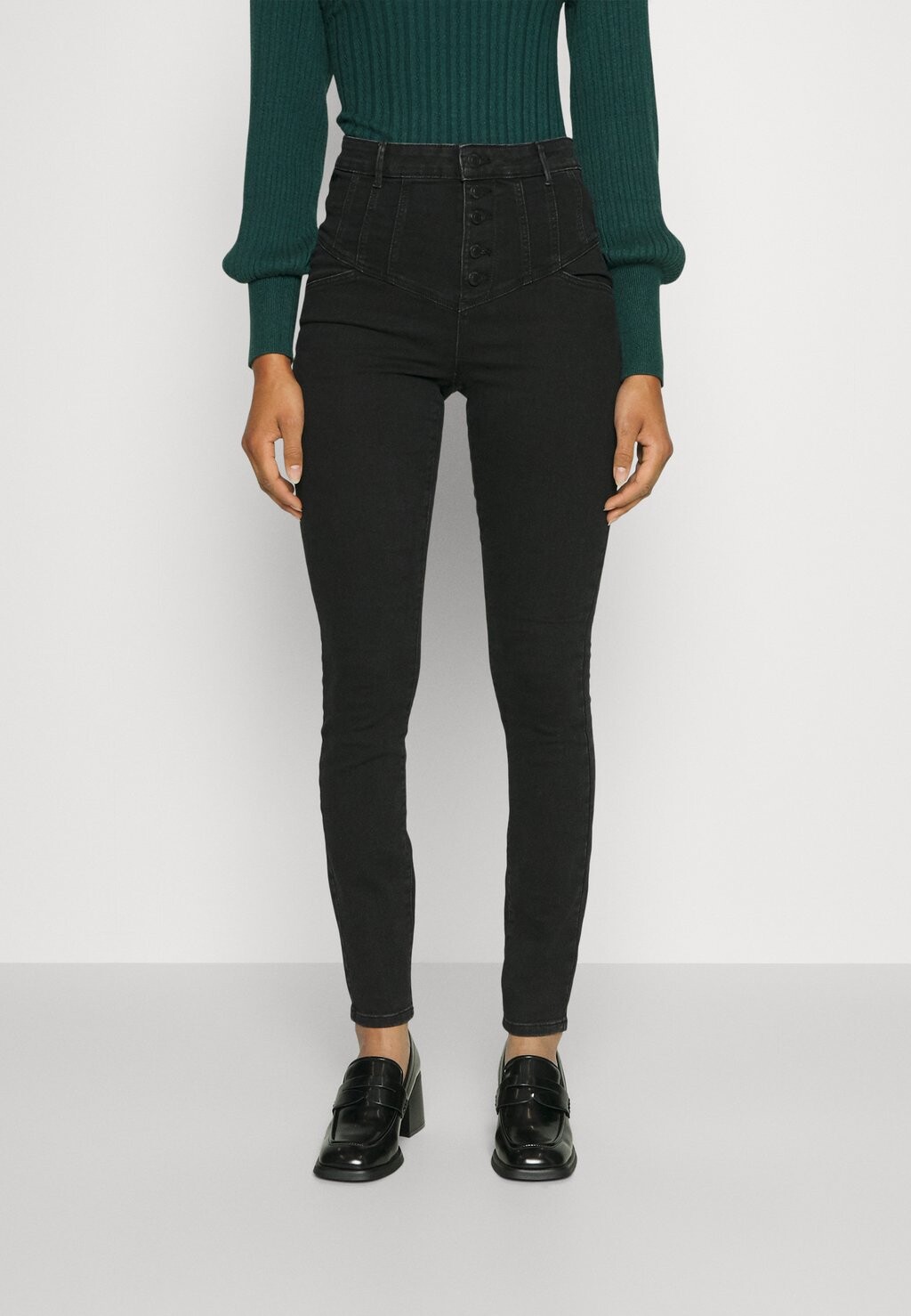 

Джинсы скинни Fit VMSOPHIA Vero Moda Tall, черный деним