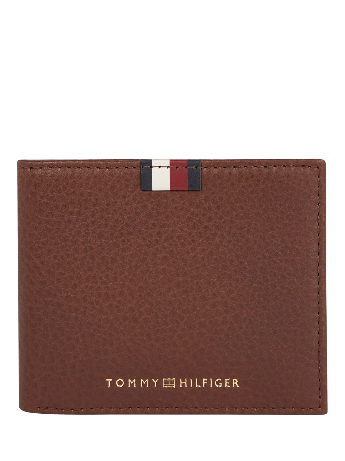 

Кожаный мини-кошелек Tommy Hilfiger, темно-каштановый
