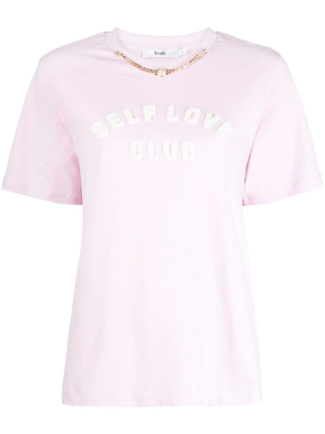 

B+Ab футболка Self Love Club с цепочкой, фиолетовый
