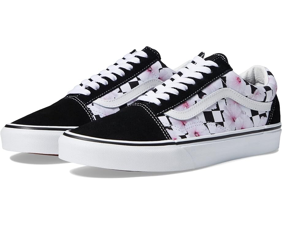 

Кроссовки Vans Old Skool, цвет Hibiscus Check Black