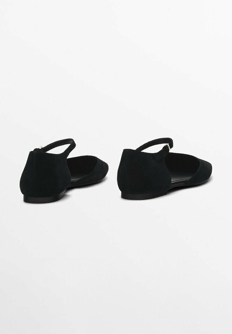 

Балетки FLAT Massimo Dutti, черный