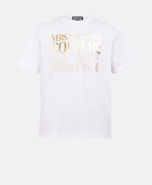 

Футболка Versace Jeans Couture, белое золото