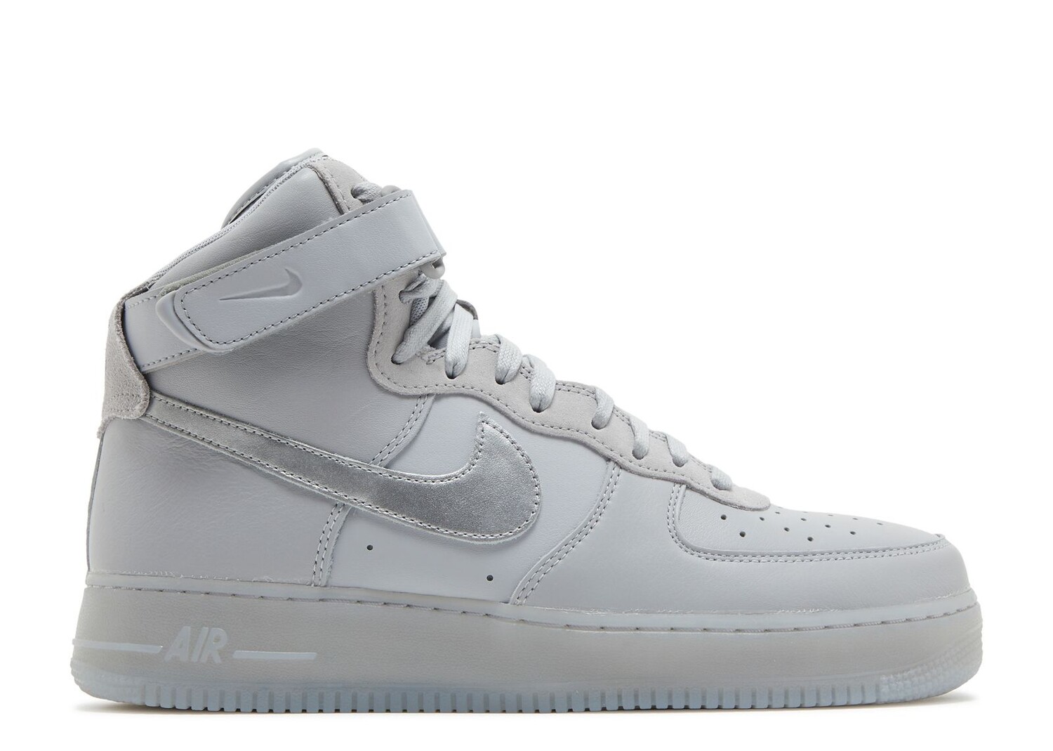 

Кроссовки Nike Air Force 1 High 'Wolf Grey Metallic Silver', серый