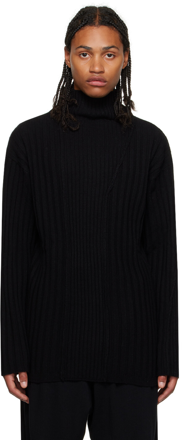 

Черная водолазка-брюки Yohji Yamamoto, Черный