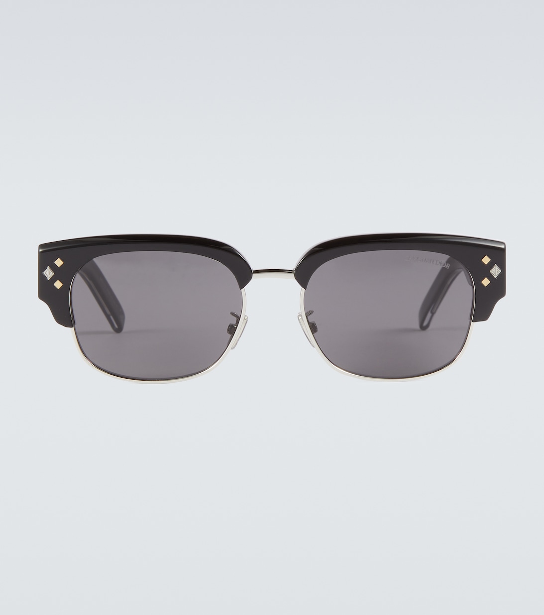 Квадратные солнцезащитные очки CD Diamond C1U Dior Eyewear, черный фирменная новинка карбюратор для zama k43 c1u k43 подходит эхо pb2155 воздуходувка es 2100 шредер c1u k43b