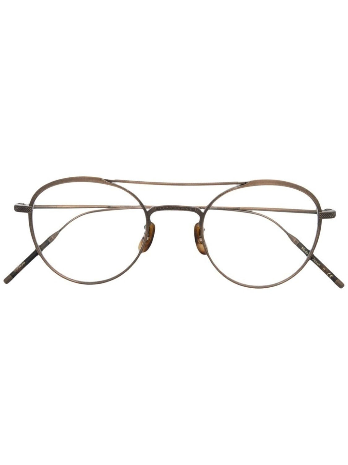 

Oliver Peoples очки TK-2 в круглой оправе, золотистый