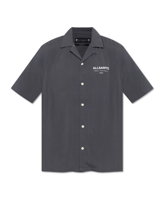 

Рубашка под землей Allsaints, серый