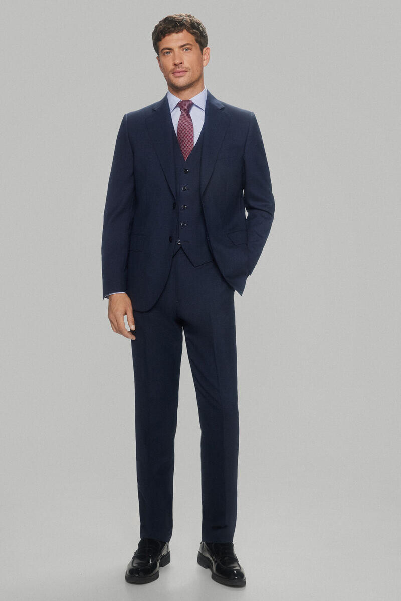 

Жилет в микро клетку Pedro del Hierro, синий