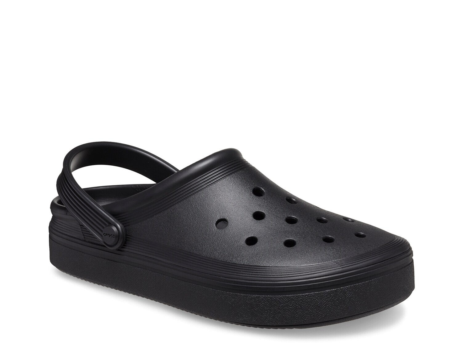 Сабо Off Court Crocs, черный мюли плоский off court crocs цвет neptune