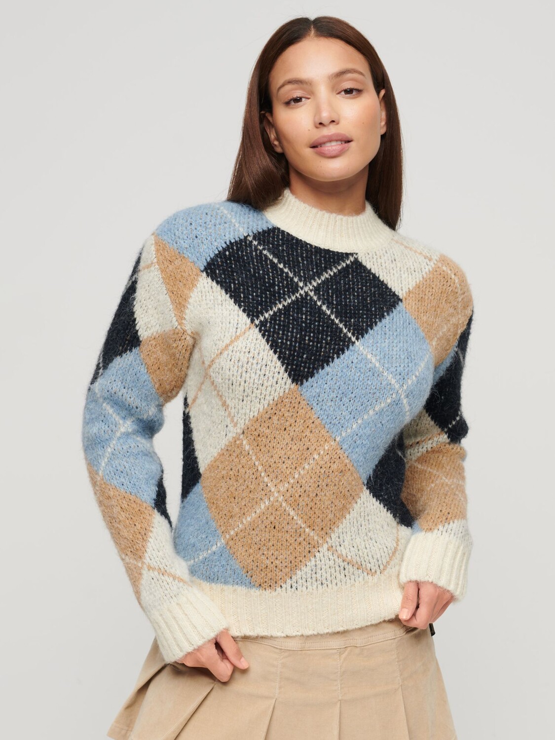 

Джемпер с объемным узором Superdry, мульти