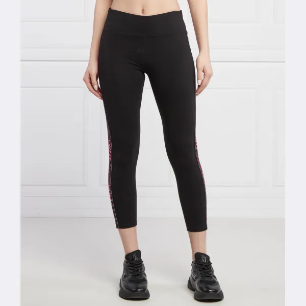 

Леггинсы облегающего кроя высокая талия Dkny, черный